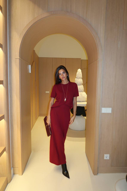 Юбка ALINA, бордовый