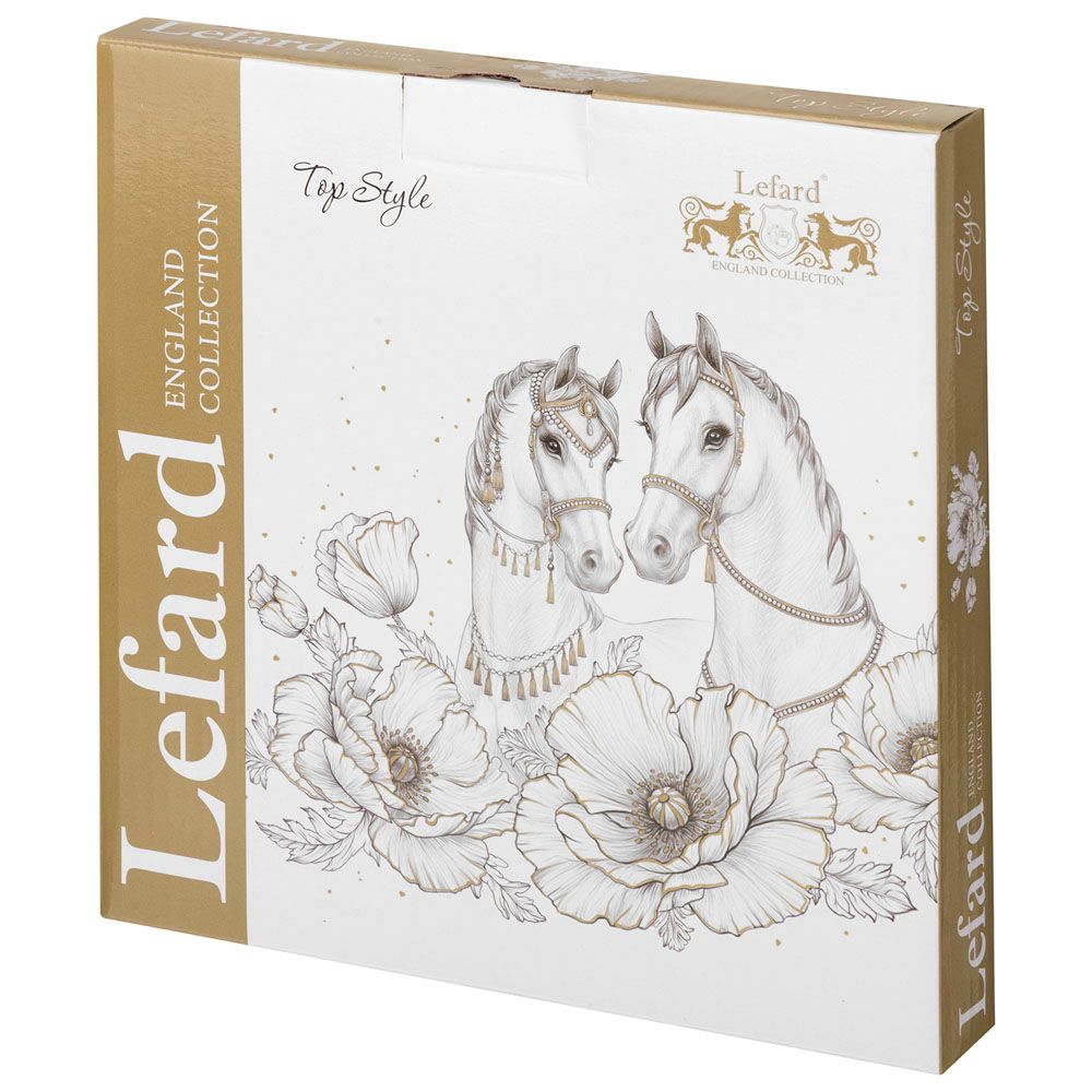 ТАРЕЛКА ЗАКУСОЧНАЯ LEFARD "TOP STYLE" 20,5 СМ (КОР=24ШТ.)