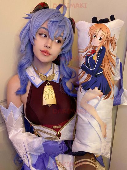 Мини дакимакура Асуна Юки из Мастера меча онлайн арт. M0352, 60х20 см