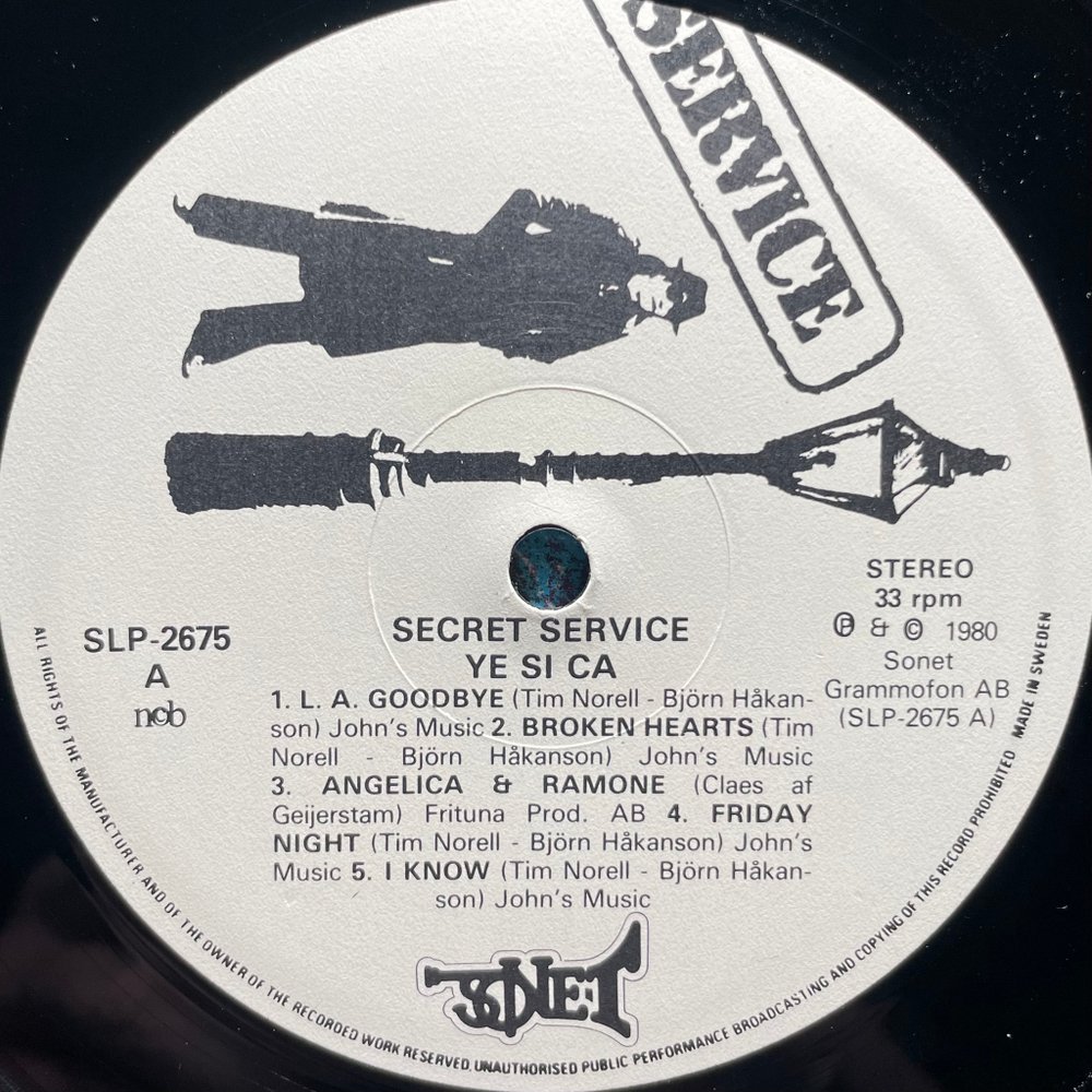 Secret Service - Ye Si Ca (Скандинавия 1981г.)