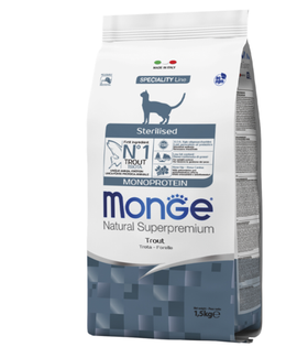Монж Cat Sterilised Monoprotein Форель 1,5кг.