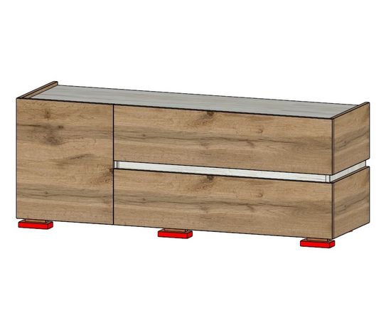 Тумба-ТВ ВЕКТ-3 правая