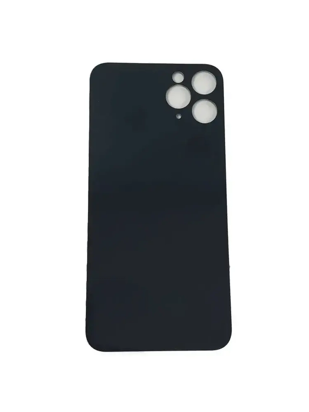 Задняя крышка для iPhone 11 Pro Max Белый (стекло, широкий вырез под камеру, логотип)