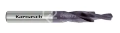 Короткое ступенчатое сверло Karnasch M3 с покрытием TITAN-TEC, 180°, HSS-XE, DIN 1897, арт. 40.2050.030
