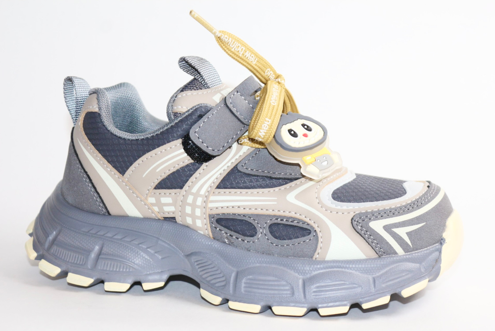 Кроссовки детские демисезонныее Пчёлка Доми арт. 8381-gray