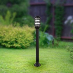 Садово-парковый светильник ЭРА «Поллар» НТУ 01-60-016 напольный черный IP54 Е27 max60Вт h1050мм