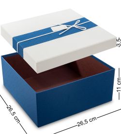 Packing Symphony WF-36-B Набор коробок из 3шт «Прямоугольник» цв.син./бел.