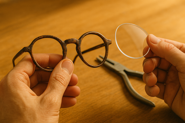 Замена линз в старой оправе: что нужно знать Замена линз в старой оправе: что нужно знать