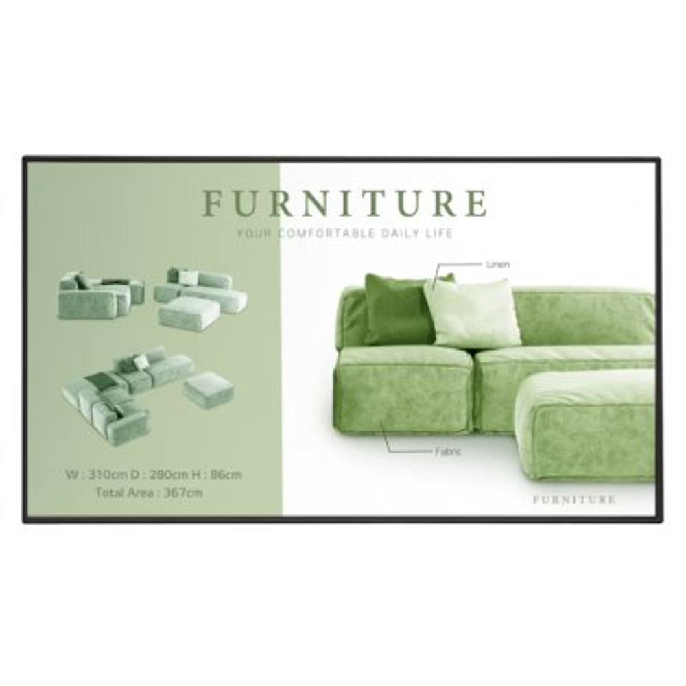 Профессиональный дисплей LG 43UM5N-H