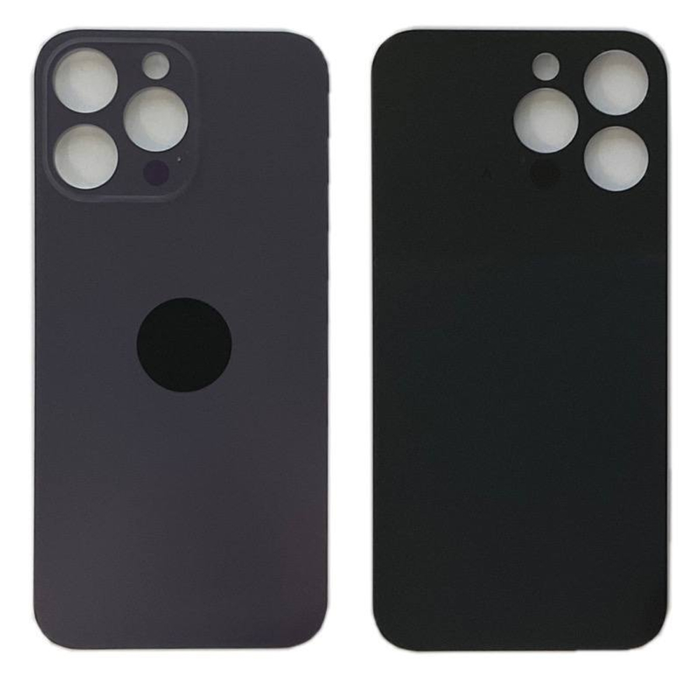 Задняя крышка для Apple iPhone 14 Pro Max Темно-фиолетовый (стекло, широкий вырез под камеру)