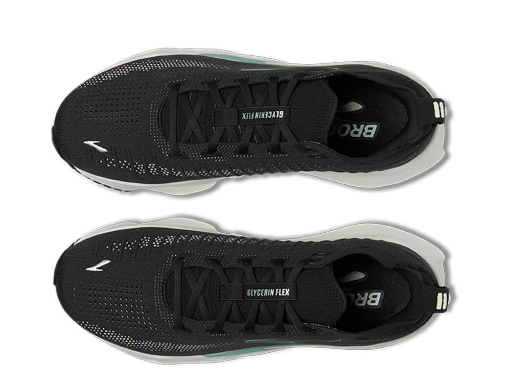 Кроссовки для бега мужские Brooks Glycerin Flex M черно-белые