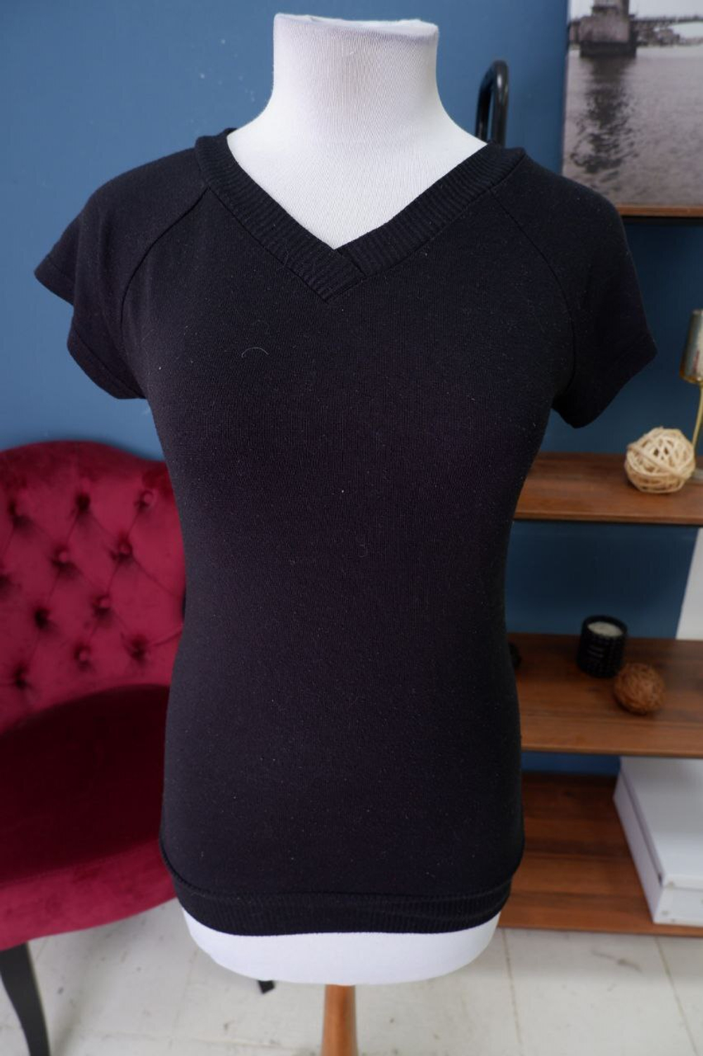 Футболка трикотажная базовая 44-46 размер