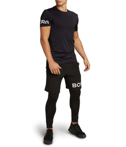 Мужские теннисные шорты Björn Borg Shorts August 1P - black beauty