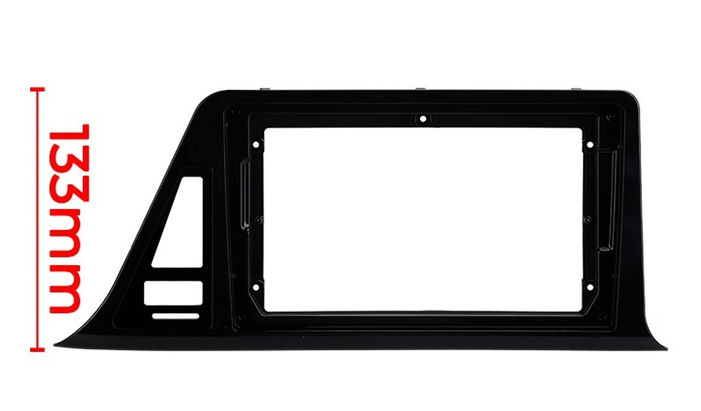 Комплект рамки с разъёмами 9"+can Toyota C-HR 2016-2023 п/руль (вместо 200х100мм) 133мм - Car-Smart 9549RF1