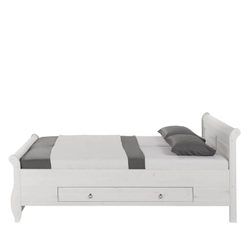 Кровать Мальта с ящиками 180x200 (белый воск)