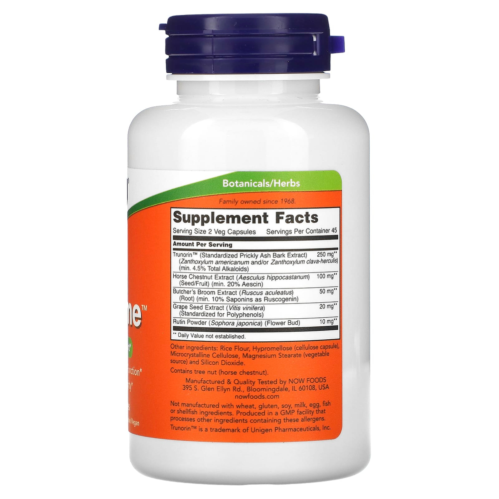 NOW Foods, Vein Supreme, 90 растительных капсул