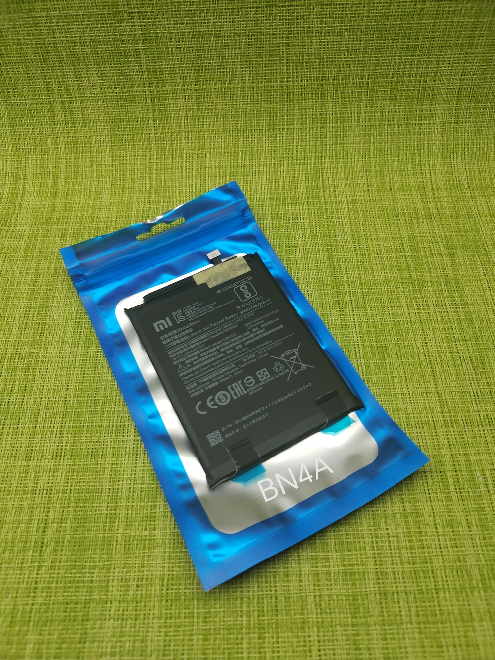 Xiaomi Redmi Note 7 (M1901F7G) / (M1901F7H) / Note 7 Pro (M1901F7BE) / (M1901F7S) - Аккумулятор (батарея) (BN4A) (ORIG-SP)