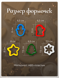 Форма Unevix для вырубки теста молд для шоколада