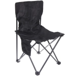 Стул складной в чехле до 100 кг SJ-0030, 39*39*64 см, цвет: чёрный, ТуристМастер