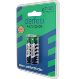 Аккумулятор AAA HR-03 / 1100 mAh Perfeo NiMH (2шт/уп)