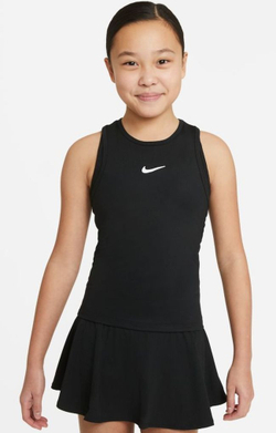 Футболка для девочки теннисная Nike Court Dri-Fit Victory Tank G - черный