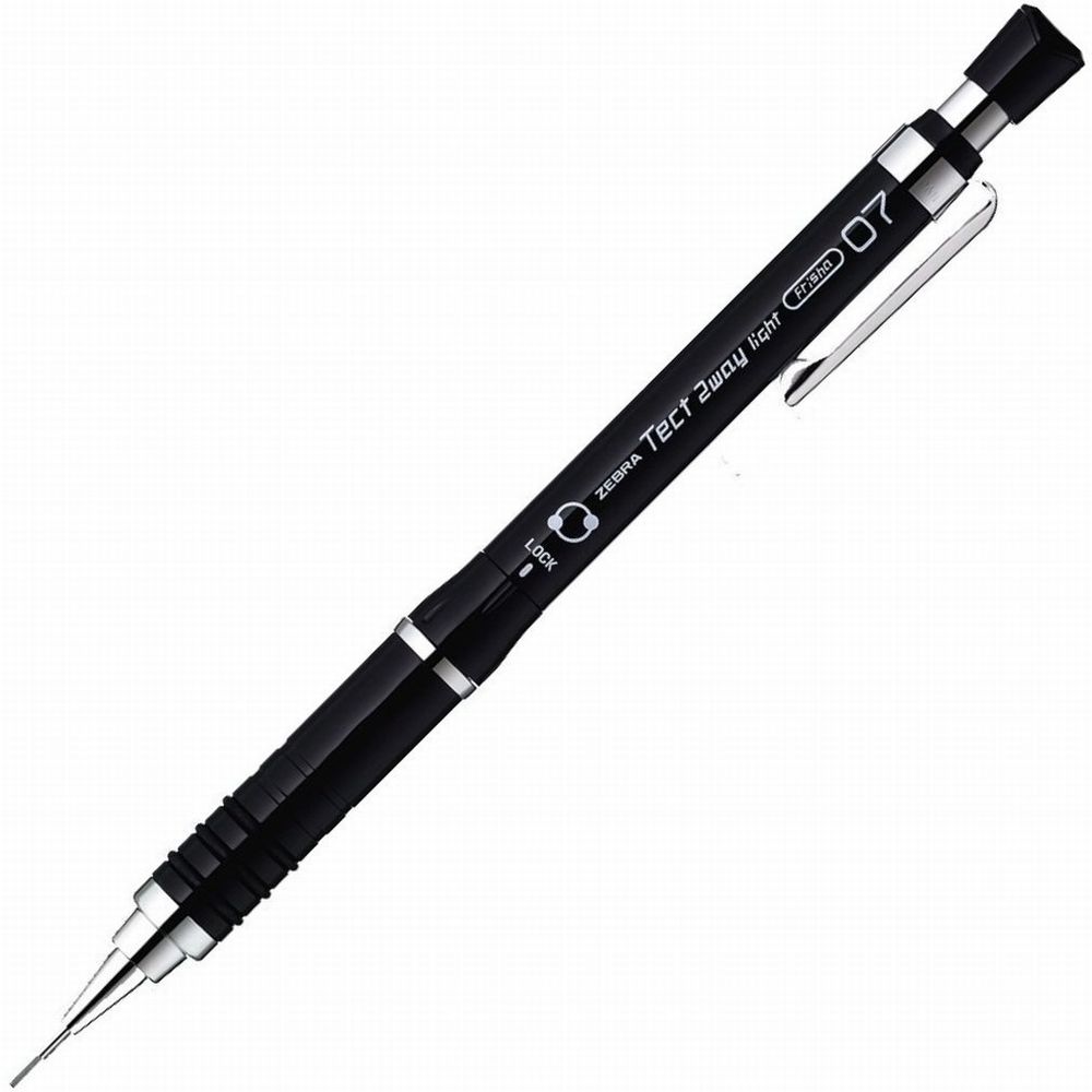 Zebra Tect 2Way Light (Pure Black) - Купить механический карандаш