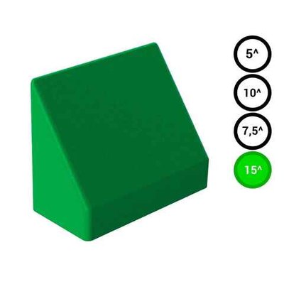 Элемент наклонный для GigaBloks Outdoor зеленый