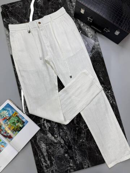 Льняные брюки Brunello Cucinelli