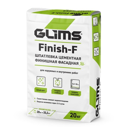 Шпатлевка финишная GLIMS® Finish-F