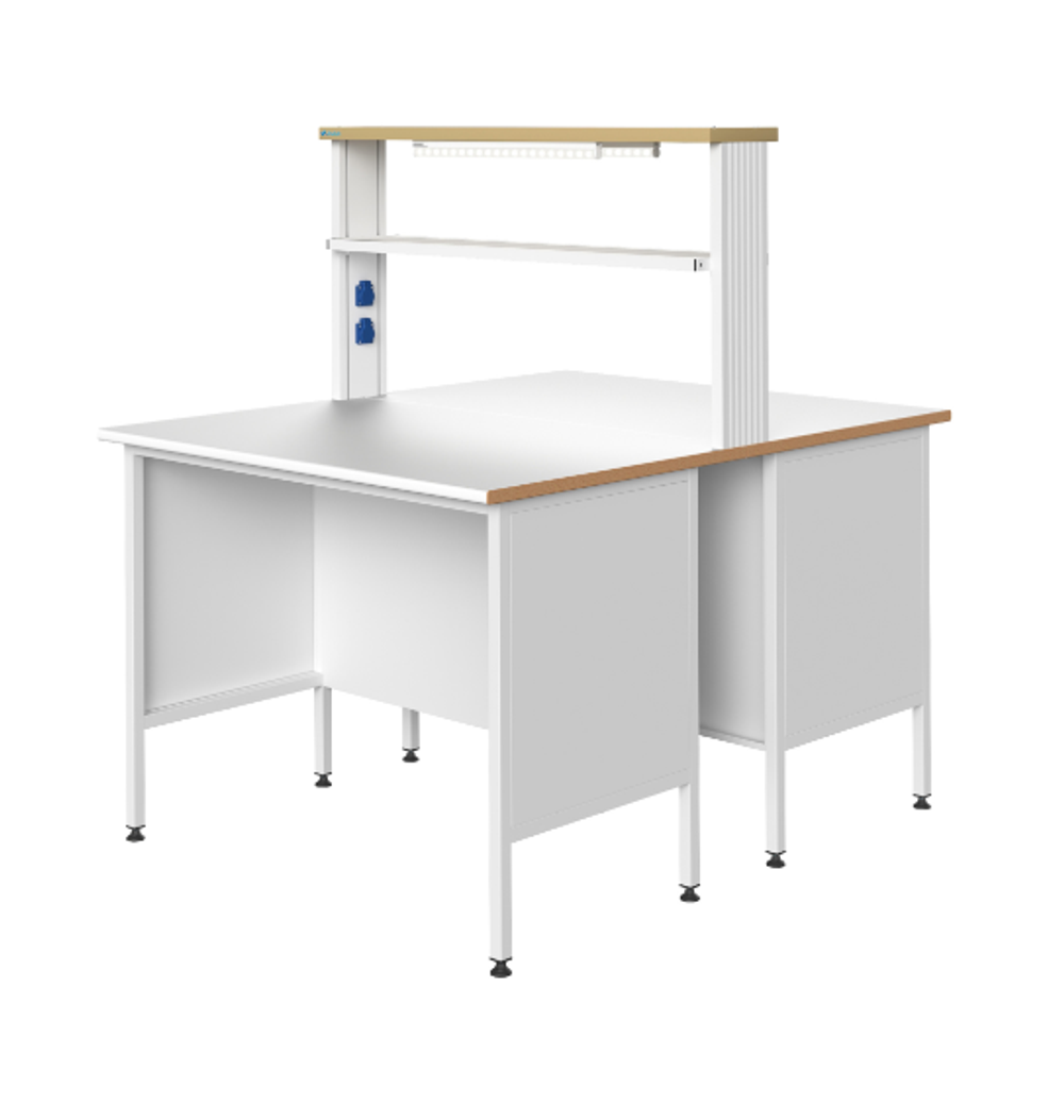 Стол островной физический с рабочей поверхностью из ламината