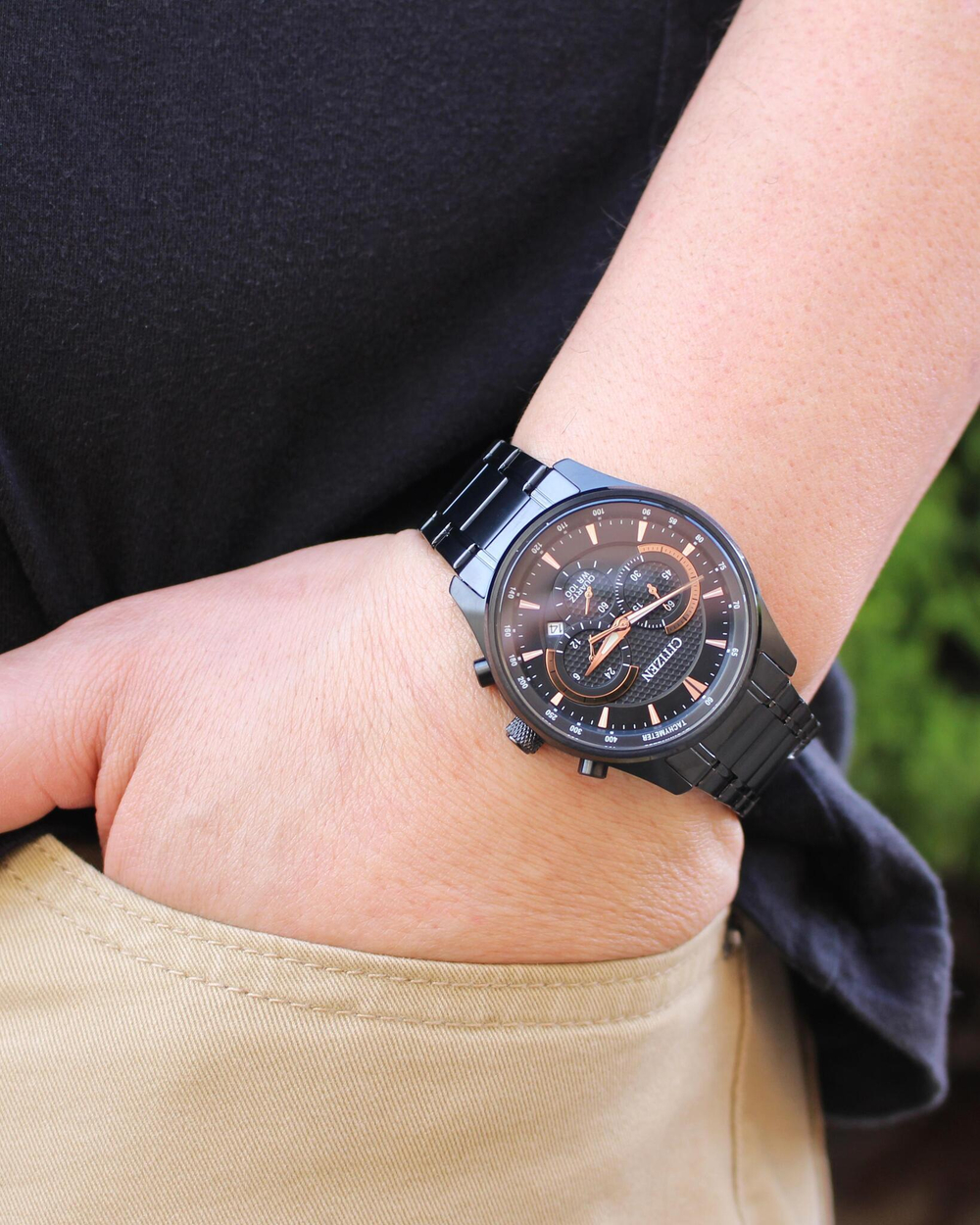 Мужские японские наручные часы Citizen AN8195-58E