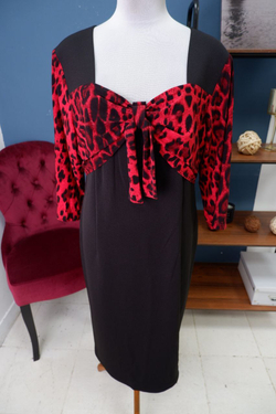 Платье Over 40 комбинированное 54 размер, новое