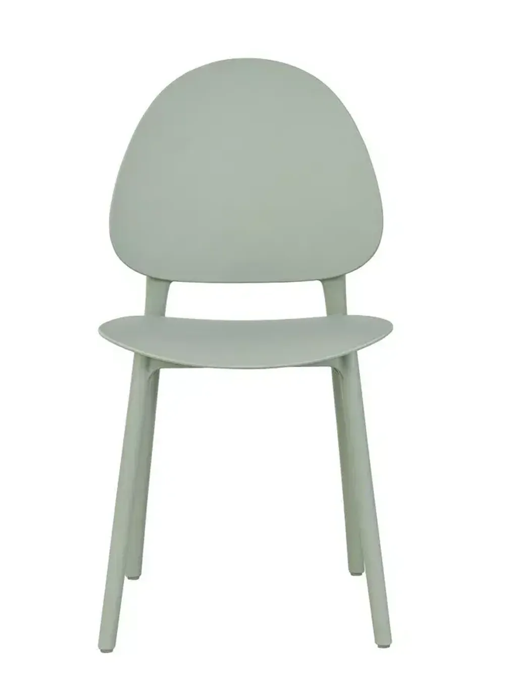 "Апероль" стул пластиковый, цвет серо-зеленый