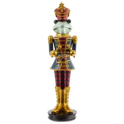 GAEM Фигурка декоративная "Солдатик-лягушонок", L9,5 W9,5 H37,5 см