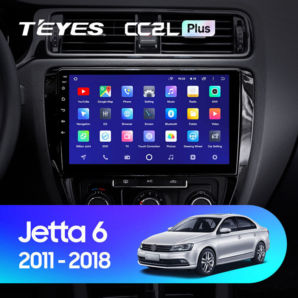 Teyes CC2L Plus 10.2" для Volkswagen Jetta 2011-2018