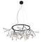 Подвесная светодиодная люстра Crystal Lux Evita SP45 D BLack/Transparent