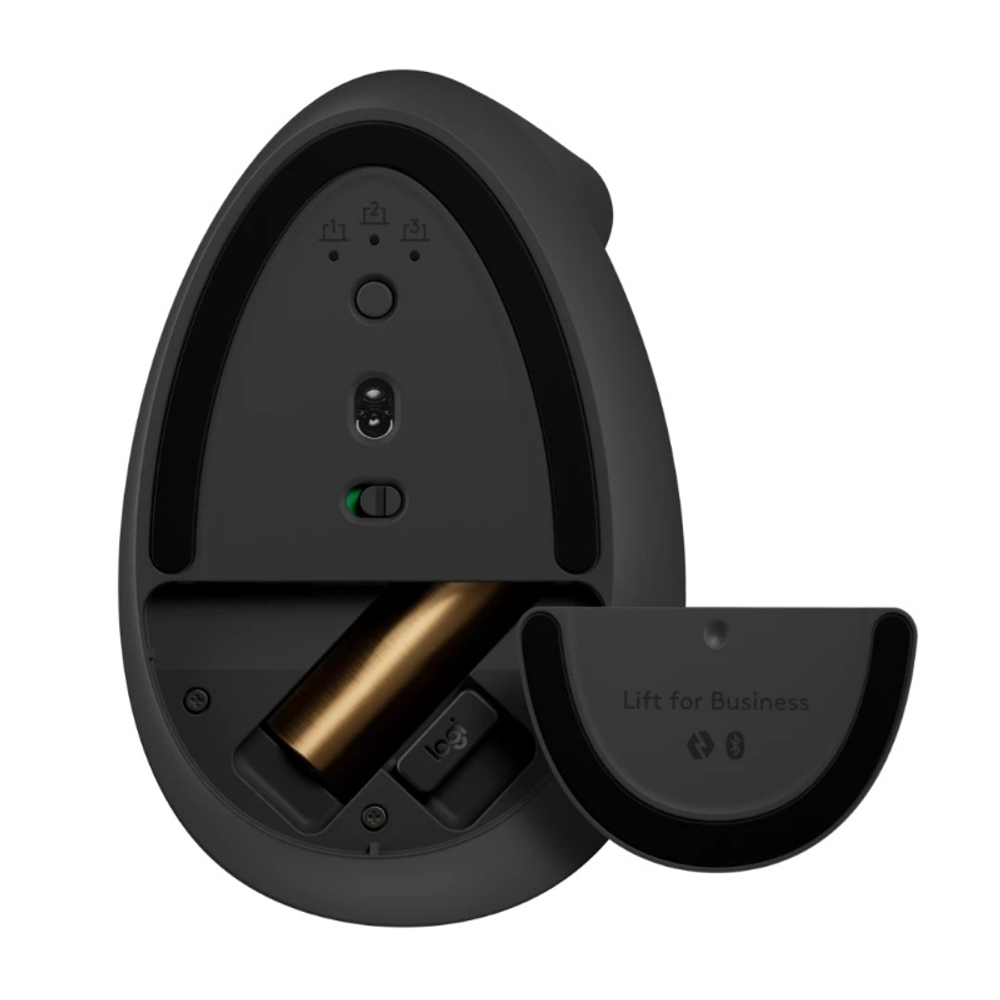 Мышь Logitech Lift Vertical Ergonomic, Wireless 2.4 GHz, Bluetooth, Graphite