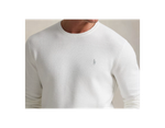 Фактурный хлопковый свитер с круглым вырезом Polo Ralph Lauren