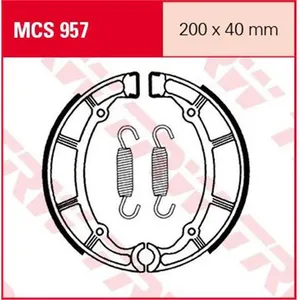 Колодки тормозные барабанные TRW MCS957