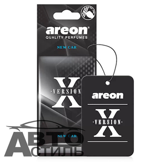 Ароматизатор сухой AREON  Х-ver   New Car/Новая Машина поштучно 704-AXV-005-ЧЗБ