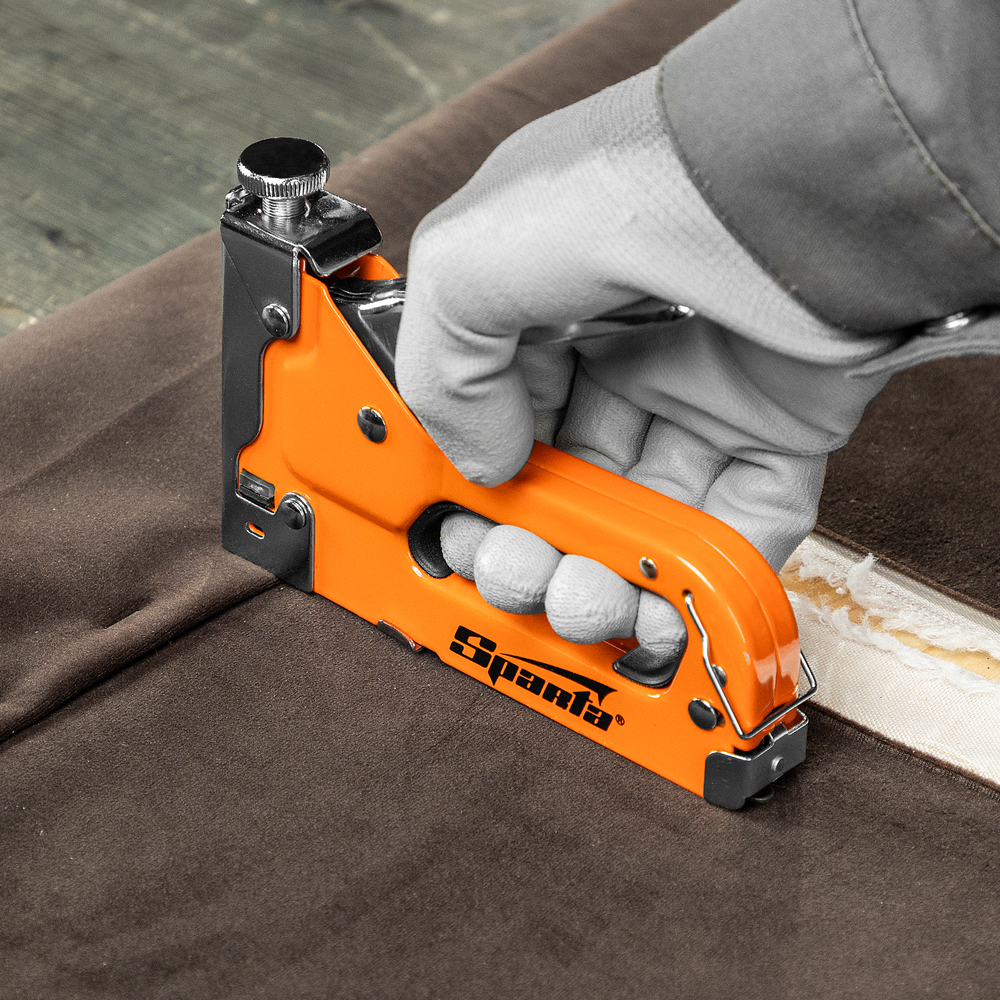 Скобы, 10 мм, для мебельного степлера, тип 53, 1000 шт, Sparta 41613