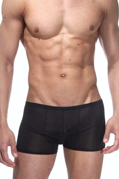 Черные низкие трусы-боксеры (Размер: L-XL) (Цвет: черный)