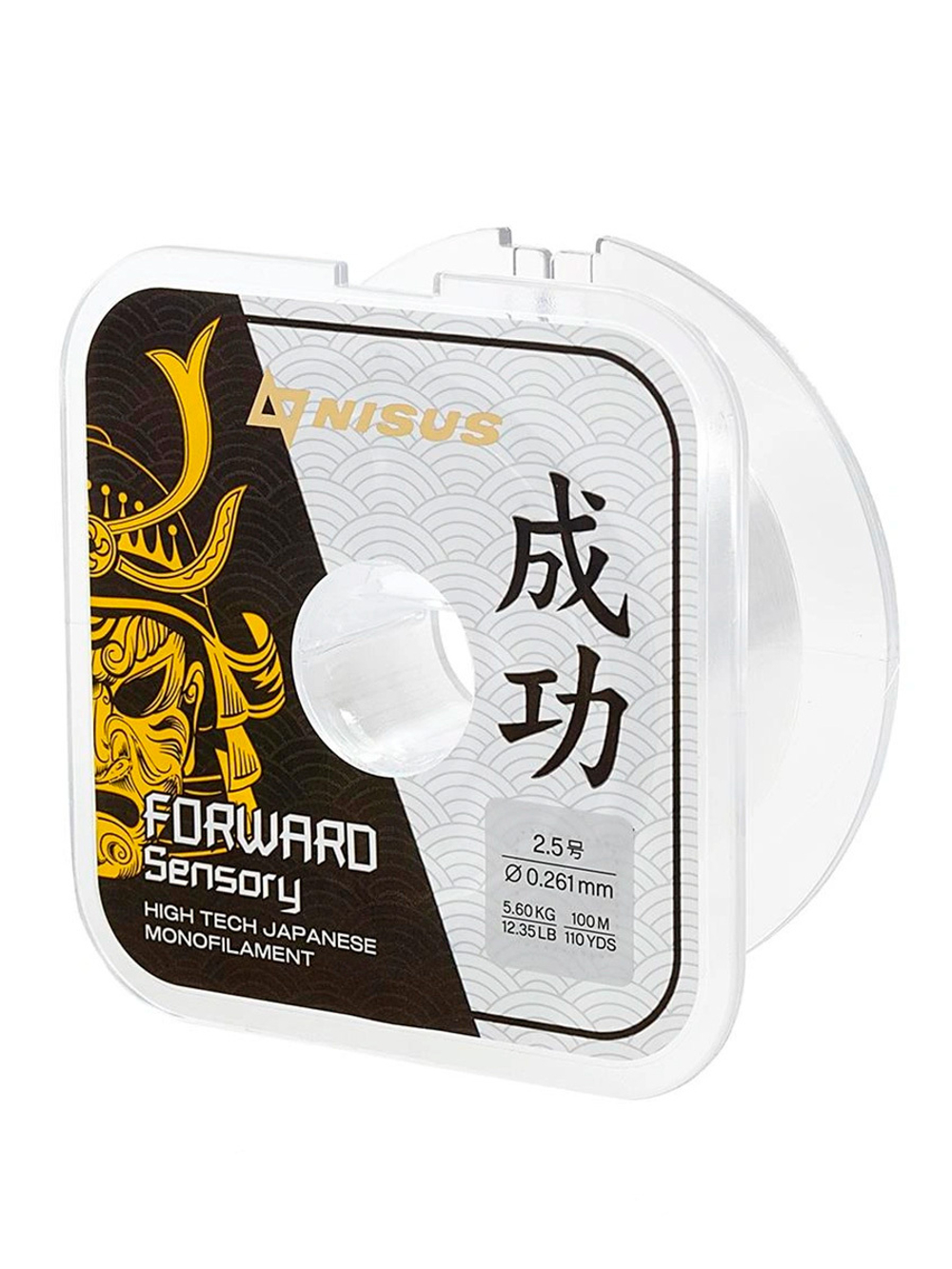 Леска для рыбалки Nisus FORWARD Sensory Nylon Transparent 0,261mm/100m (N-FS-0261-100)