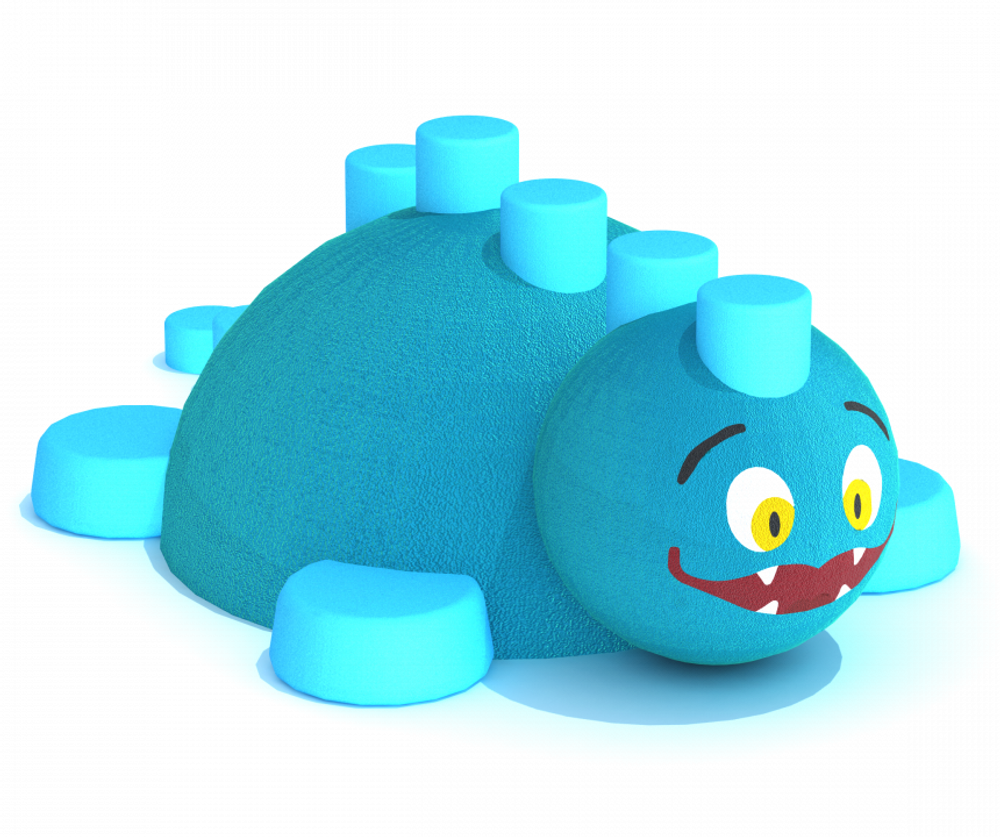 Резиновая фигура 3D Рептилия для детских площадок