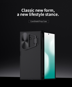 Чехол от Nillkin на Samsung Galaxy Fold 7, серия CamShield Prop (версия с металлической откидной крышкой и стилусом)