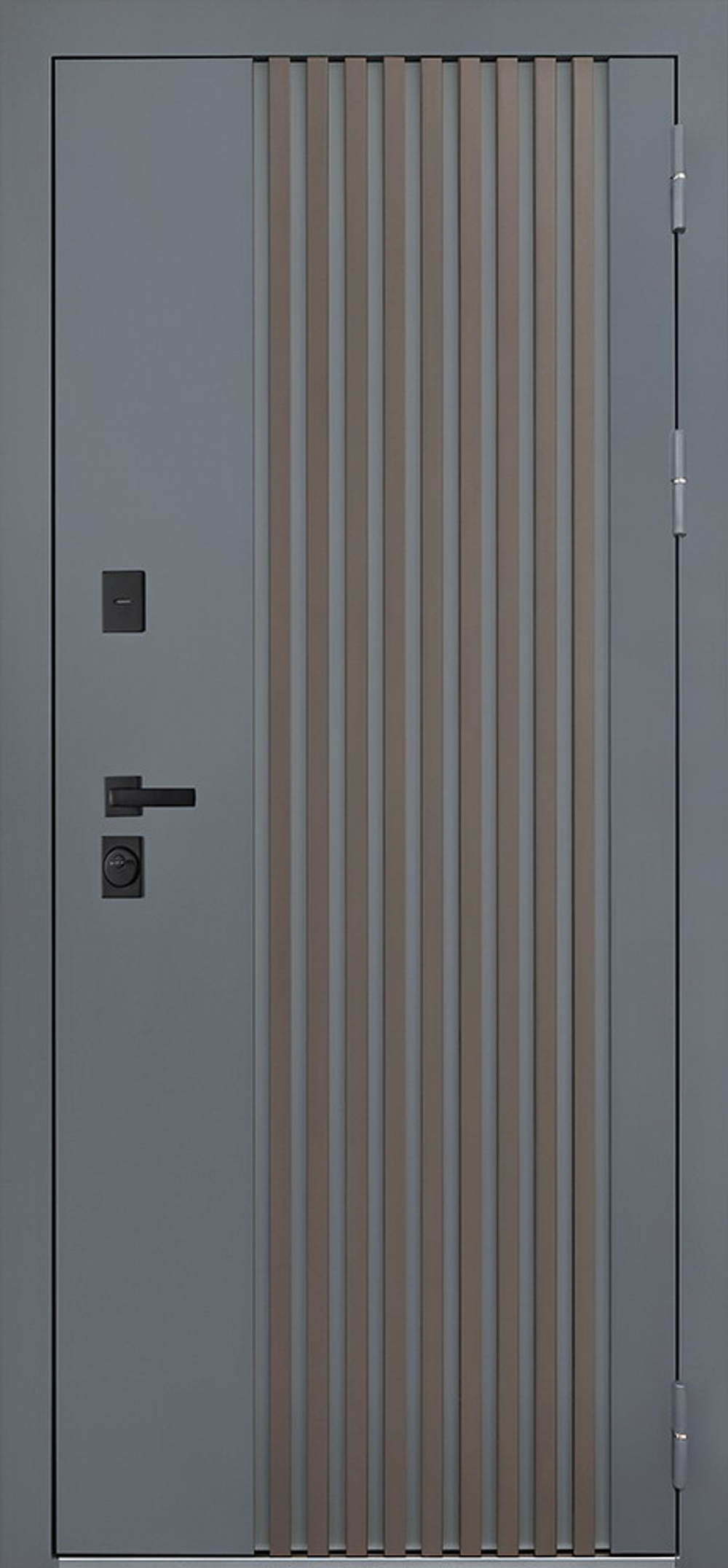 Стальная дверь "Winter" (терморазрыв 3к). Заказная модель.