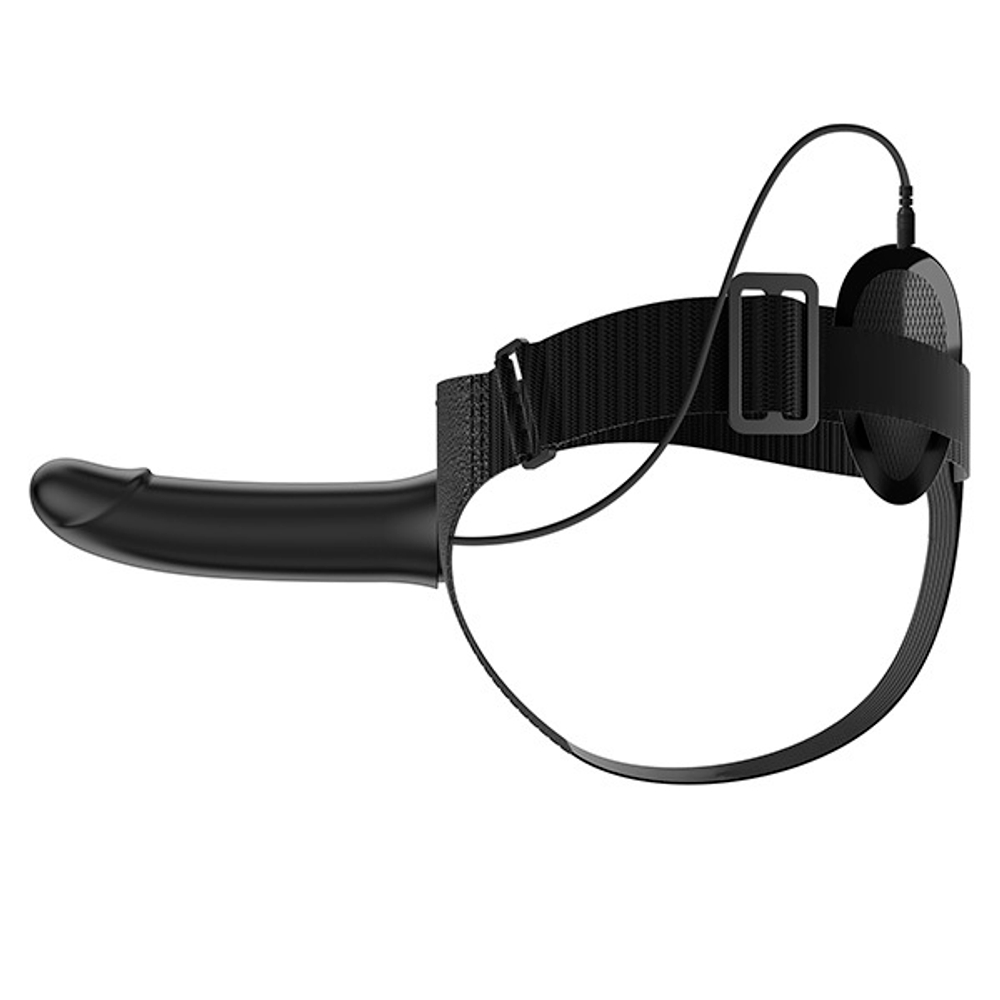 Мужской вибрострапон 17,3см на трусиках Pretty Love Harness Vito Strap-On BW-022055