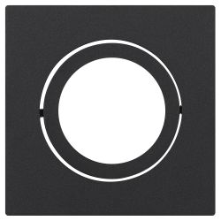 Светильник встраиваемый алюминиевый ЭРА KL87 BK под лампу MR16 GU5.3 черный