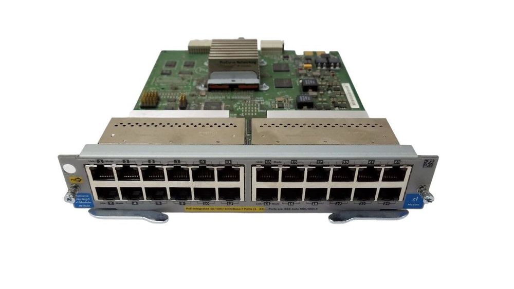 Модуль коммутатора HP J8702A 24 Port 10/100/1000 POE Module for 5400 Series Switches