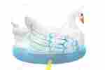 Батут для дачи "Волшебный лебедь" 4,0*3,2*2,45м